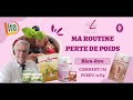 Ma routine quotidienne perte de poids durable