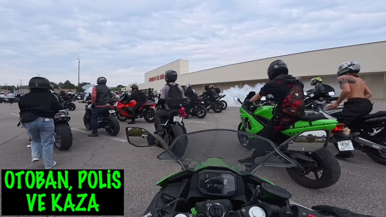 Artçımla Ninja 500 ile Otobanda Grup Sürüşü… ve Kaza