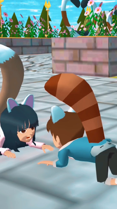Pertemuan dua kucing lucu #sakuraschoolsimulator #sakura #viralshort#sad #games