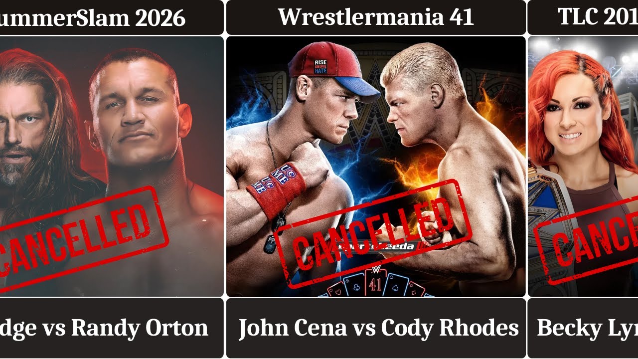 Shocking WWE Matches That Were Canceled Last Second