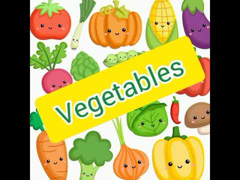 Vegetables in English | İngiliscə tərəvəzlər