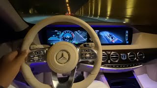 Mercedes benz s 340 Top speed #ib_srtcars #mrsrt #youtubeshorts #shorts