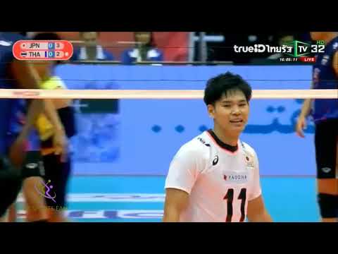 Thailand - Japan ญี่ปุ่น - ไทย : วอลเล่ย์บอลชาย ชิงแชมป์เอเชีย 2019 Asian Men's Championship