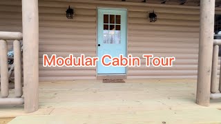 Tour of our newly built Modular Cabin! (836 sq. ft inside)