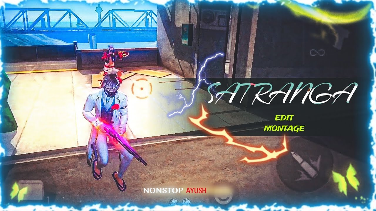 |SATRANGA FREE FIRE MONTAGE| ANIMAL | FREE FIRE SONG | FREEFIRE STATUS |