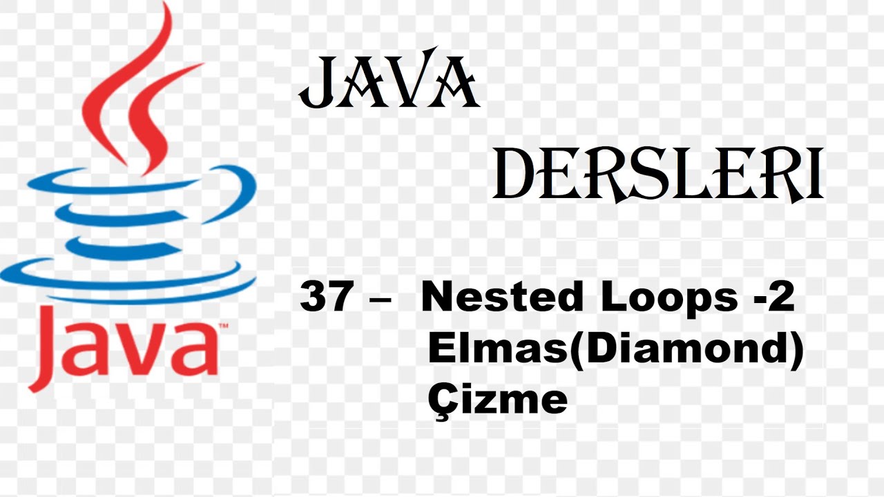 JAVA - 37 Nested Loops - 2 || Elmas(DIAMOND) Çizme - YouTube