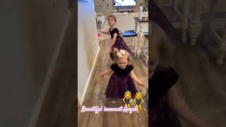 The girls are a joy in our lives! #familyvlog #princess #dancing #babygirl