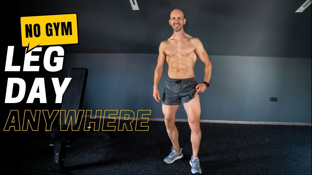 Beginner Leg Home Workout – No Equipment Needed! - YouTube
