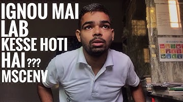 IGNOU Mai lab kesse hoti hai ??? | IGNOU  MSc environmental science