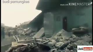 Detik-detik kejadian gempa bumi di kali bening