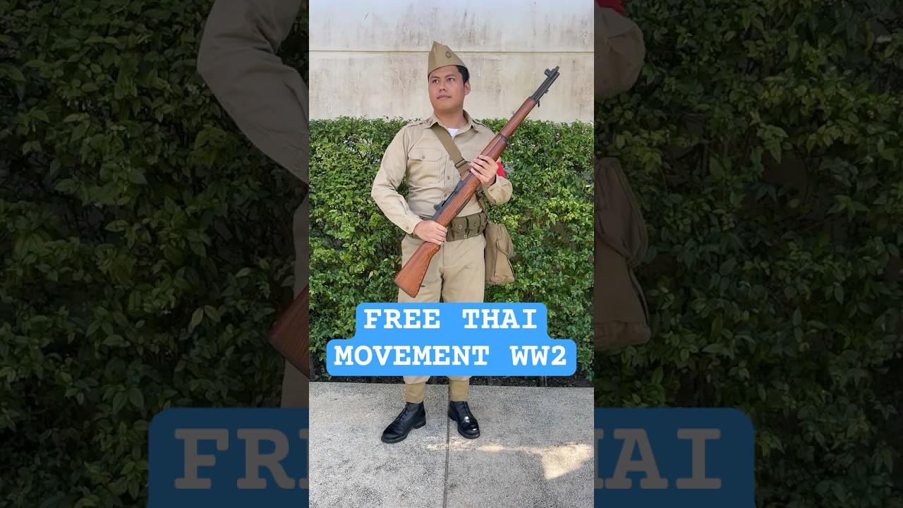 WW2 Thailand: Free Thai Cadet Loadout #reenactment #ww2 #history #wwii #thailand #freethai #shorts