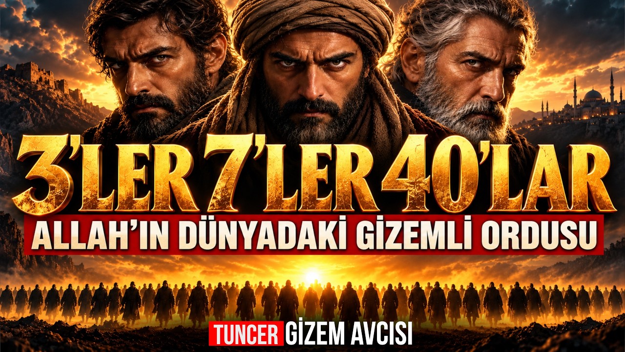ALLAH'IN DÜNYADAKİ GİZEMLİ ORDUSU. Üçler Yediler ve Kırklar