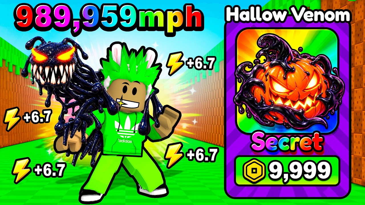 jede SEKUNDE werde ich +1 VENOM in Roblox!