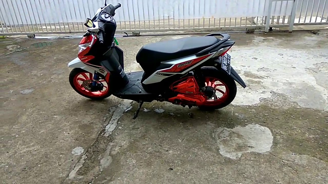 105 Modifikasi Honda Beat Fi Velg Lebar Modifikasi Motor Beat