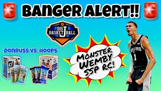 *BANGER ALERT!!* MONSTER Victor Wembanyama ULTRA RARE RC 🔥🔥 Hoops vs. Donruss Budget Box Battle!