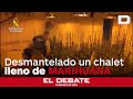 La Guardia Civil desmantela en Valencia un narcochalet en el que se cultivaba marihuana