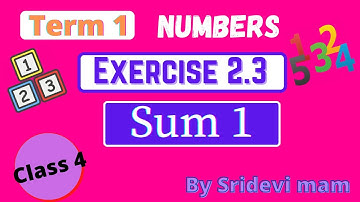 4th maths tamil Term 2 Chapter 2 ( numbers ) exercise 2.3 sum 1 TN samacheer class 4 maths