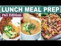 Healthy Meal Prep Lunch Recipes for School or Work (FALL EDITION) | Keto Lunch Ideas
