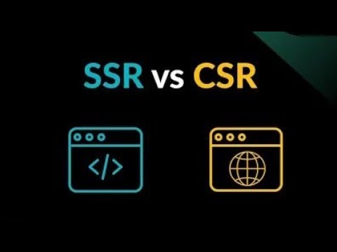 Server Side Rendering vs Client Side Rendering - YouTube