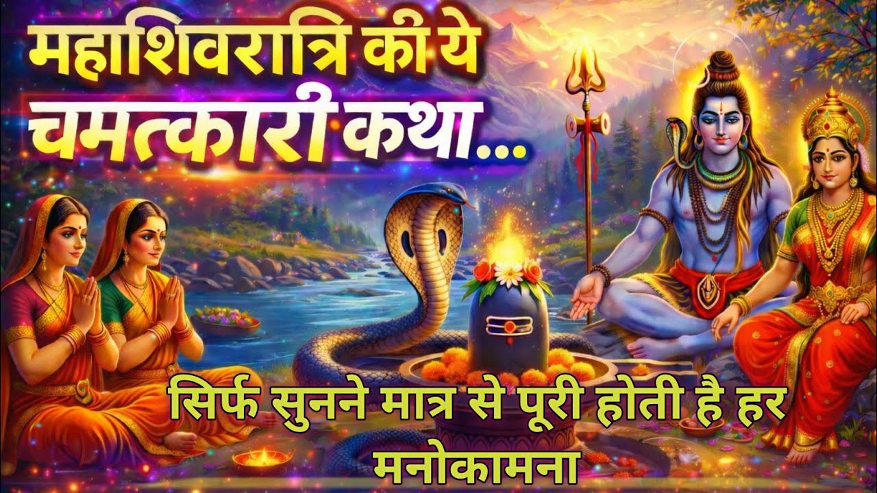 महाशिवरात्रि व्रत कथा! सिर्फ सुन लीजिए ये महाशिवरात्रि कथा… महादेव पूरी करेंगे हर इच्छा!”