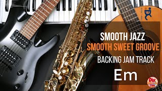 Video thumbnail of "Backing track  - Smooth sweet groove in E minor (70 Bpm)"