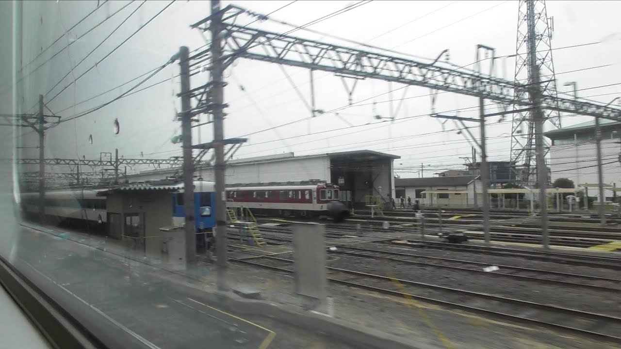 近畿日本鉄道 近鉄特急ビスタカー 名古屋線 津駅から白子駅 車窓風景 右側 Youtube