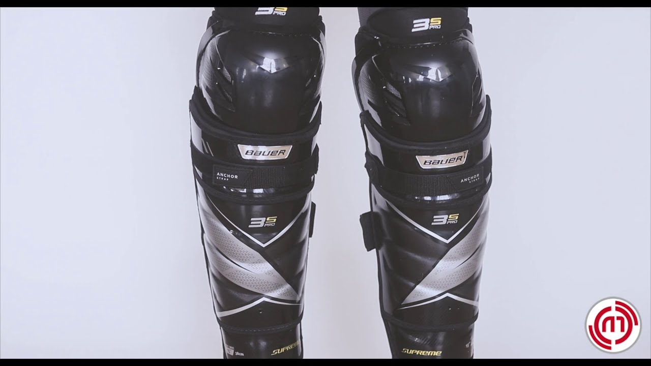 Bauer Supreme 3S Pro Senior Hockey Shin Guards YouTube