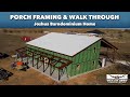 Joshua BARNDOMINIUM HOME Porch Framing and Walk Through | Texas Best Construction