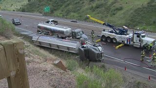 Latest headlines | Tanker rollover shuts down westbound I-70 near C-470