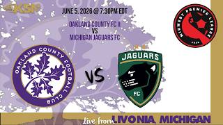 Oakland County FC II vs MI Jaguars FC - MWPL Soccer