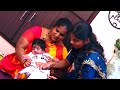 Krithvik kumar cradle  naming ceremony candid vedio 