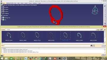 Catia V5: C - Clip Operation in Catlog Browser Tutorial Part 6