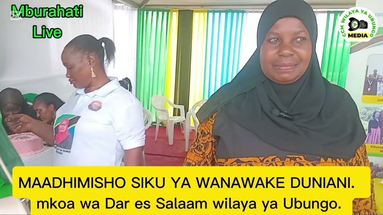 Wajasiriamali wa pongeza siku ya wanawake duniani.  Viwanja vya Barafu wilaya ya Ubungo. 