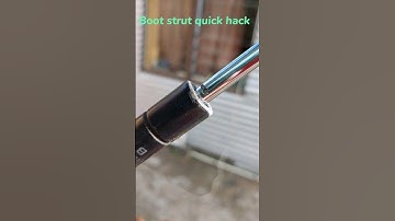 Bad boot strut quick hack fix