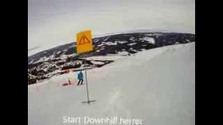 2012 Kvitfjell vinterferie P&P World Cup DH løypa .wmv