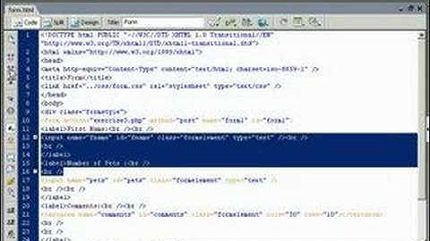 Dreamweaver tutorials - Advanced Coding