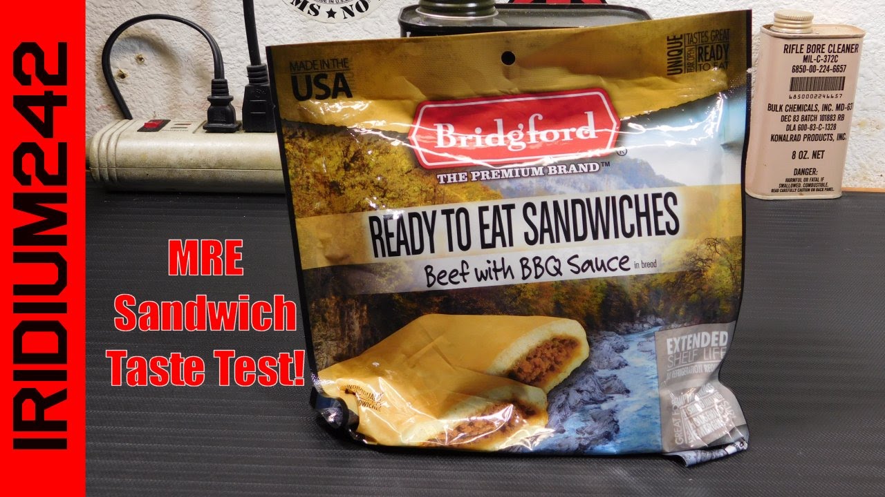 Bridgford MRE Sandwich Taste Test And Review!