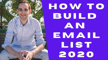 HOW TO BUILD AN EMAIL LIST FOR AFFILIATE MARKETING - Email List Building Tips