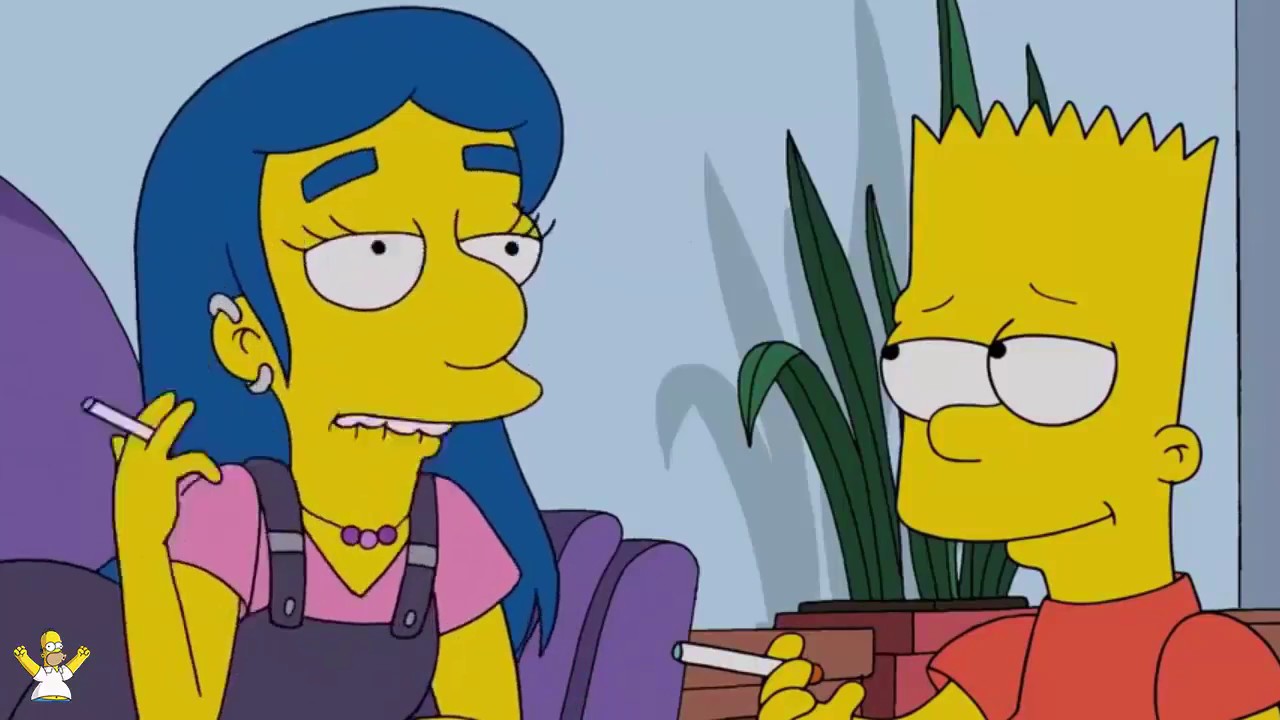 Barts New Girlfriend -the simpsons - YouTube