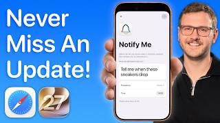 How Do I Use Notify Me in Safari on iOS 27? screenshot 5