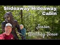 Jenson Wedding Venue at the Slideaway Hideaway Cabin in Hochatown