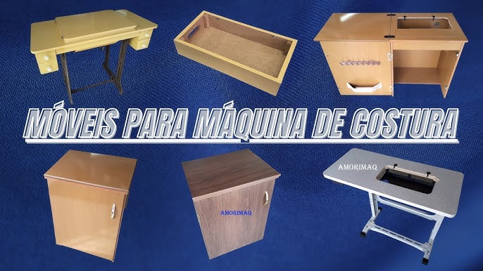 Mueble De Madera 6 Cajon Para Maquina Negrita Singer.