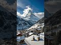 Zermatt&rsquo;s Winter Wonderland | The Majestic Matterhorn in All Its Glory ❄️🏔️ #travel #winter #snow