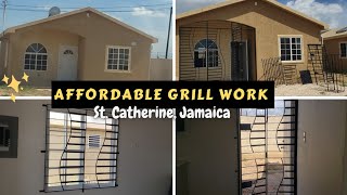 HOW TO: MODERN GRILL DESIGN 2023 | AFFORDABLE GRILL DESIGN FOR YOUR HOME \\ ST. CATHERINE, JAMAICA 🇯🇲