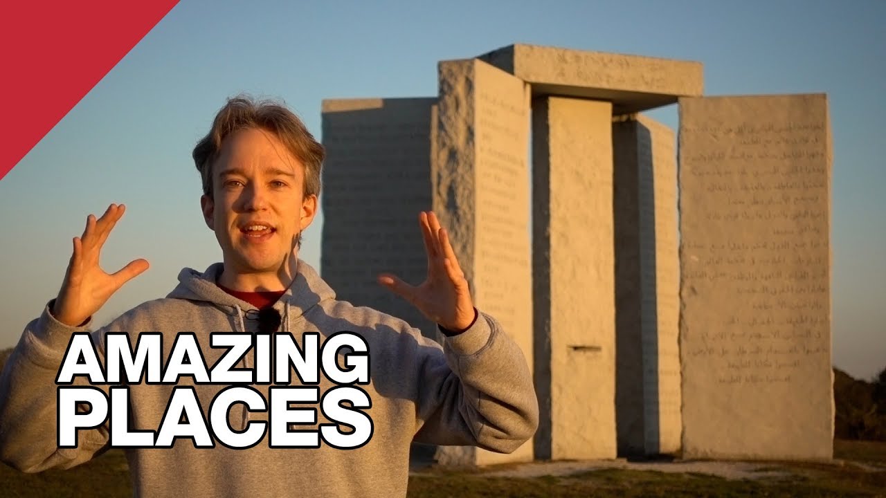 An American Stonehenge The Mysterious Georgia Guidestones Youtube