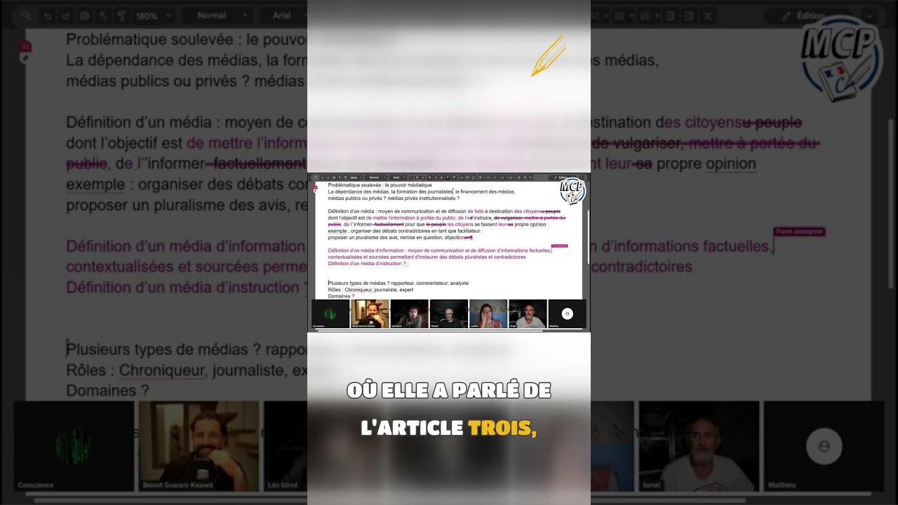 Il faut te mettre un poisson sur la tête