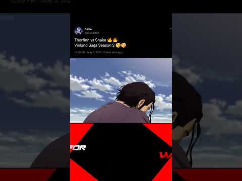 Thorfinn Vs Snake Fight Scene Vinland Saga Season 2 Shorts Youtubeshorts Vinlandsaga 