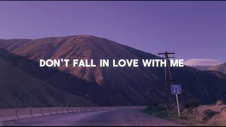 la chouette - Don’t Fall in Love with Me (Lyric Video)