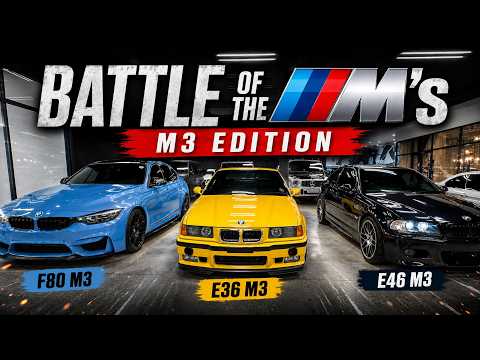 BATTLE OF THE M's M3 EDITION | SUPERCHARGED E36 | SUPERCHARGED E46 | STRAIGHT PIPED F80!!!