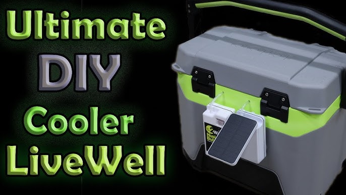 DIY Portable Bait Tank / Livewell - How to Build from a Cooler 